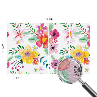 Papel de parede Frescor floral