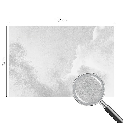Mural de fotos na parede Nuvens tênues