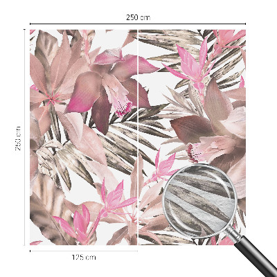 Papel de parede para quarto Flores exóticas
