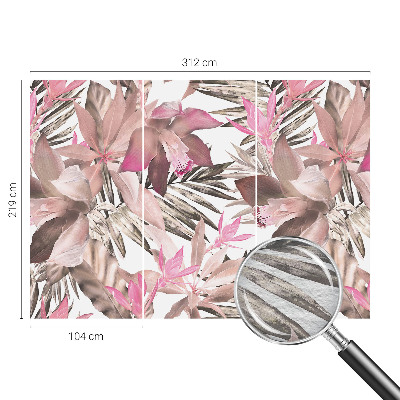 Papel de parede para quarto Flores exóticas