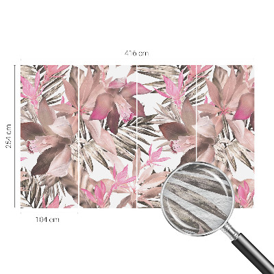 Papel de parede para quarto Flores exóticas
