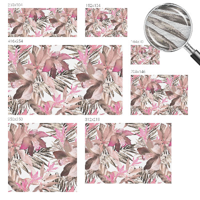 Papel de parede para quarto Flores exóticas