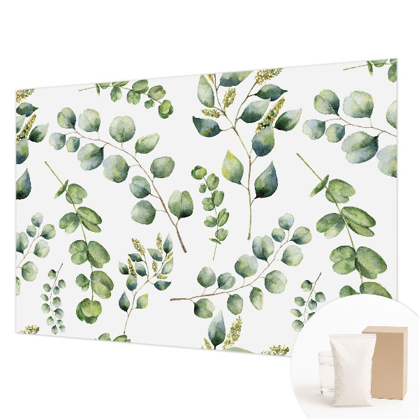 Papel de parede Folhas verdes
