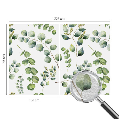 Papel de parede Folhas verdes