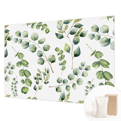 Papel de parede Folhas verdes