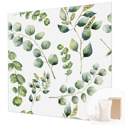 Papel de parede Folhas verdes