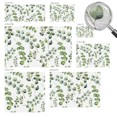 Papel de parede Folhas verdes