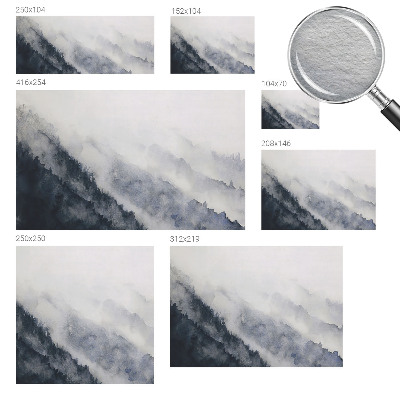 Mural fotográfico Neblina da montanha