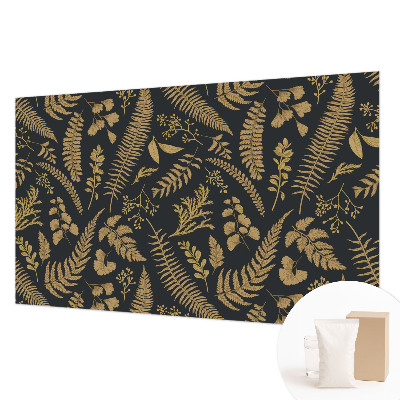 Papel de parede para quarto Folhas botânicas