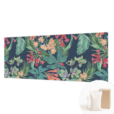 Papel de parede para sala Flores tropicais