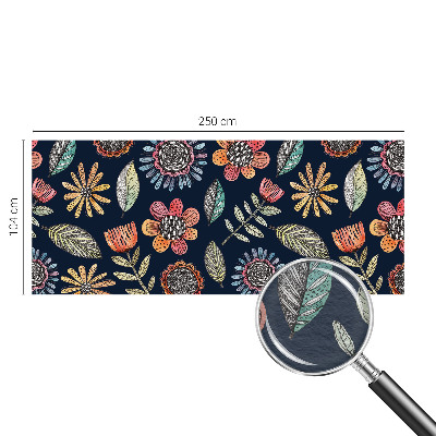 Papel de parede Mosaico floral