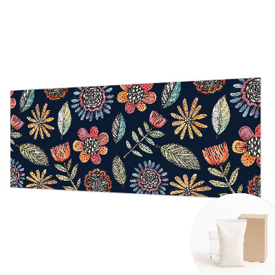 Papel de parede Mosaico floral