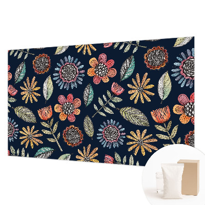 Papel de parede Mosaico floral