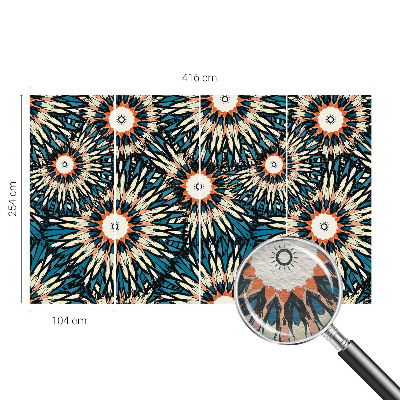 Mural de fotos na parede Energia das flores