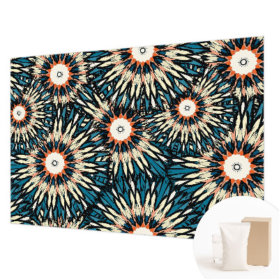 Mural de fotos na parede Energia das flores