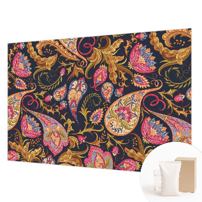 Papel de parede fotográfico Paisley colorido