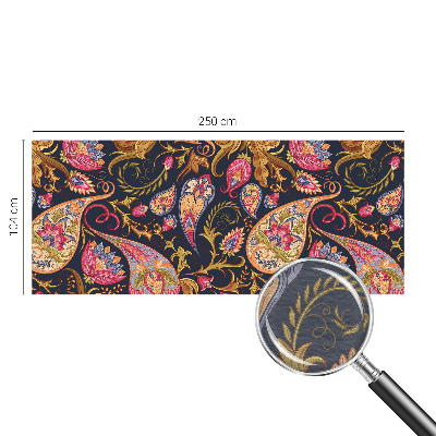Papel de parede fotográfico Paisley colorido