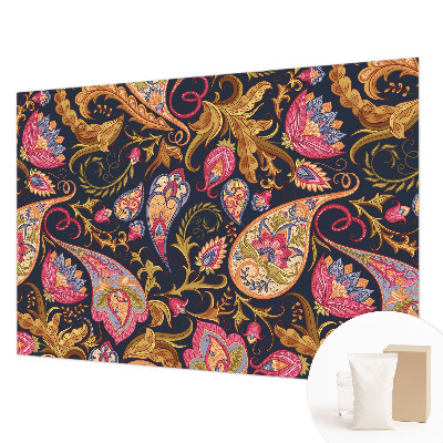 Papel de parede fotográfico Paisley colorido