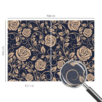 Papel de parede para quarto Flores românticas