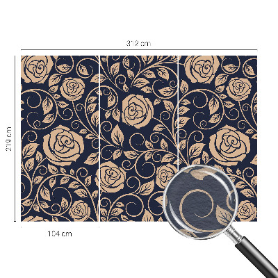 Papel de parede para quarto Flores românticas