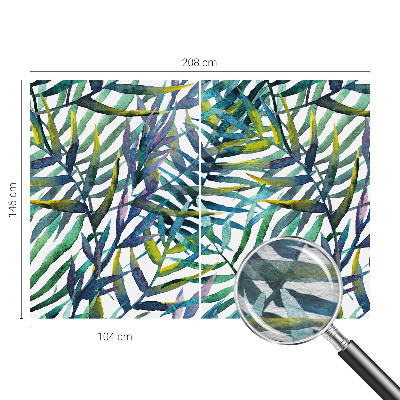 Papel de parede para sala Vegetação exótica