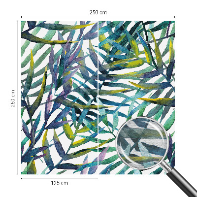 Papel de parede para sala Vegetação exótica