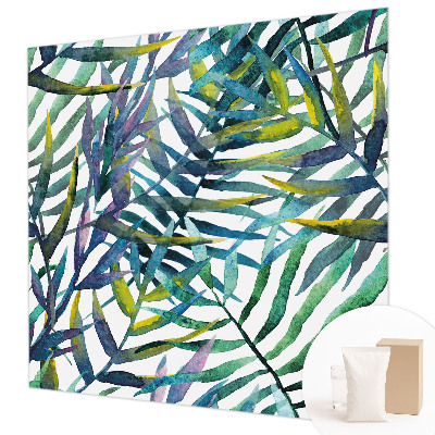 Papel de parede para sala Vegetação exótica