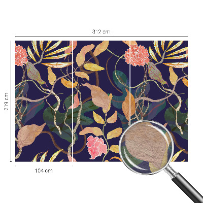 Papel de parede decorativo Elegância vegetal