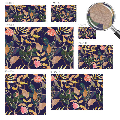 Papel de parede decorativo Elegância vegetal