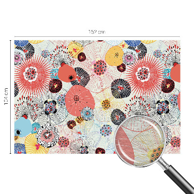 Mural de parede Flores coloridas