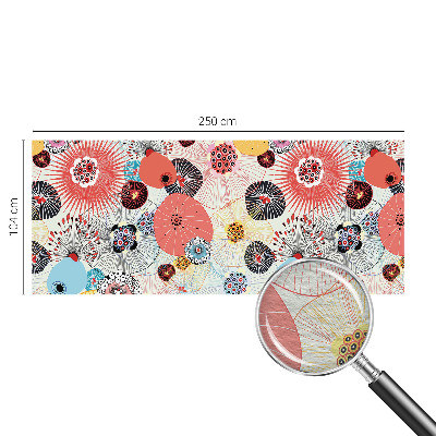 Mural de parede Flores coloridas