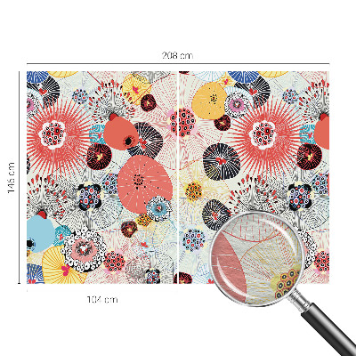 Mural de parede Flores coloridas