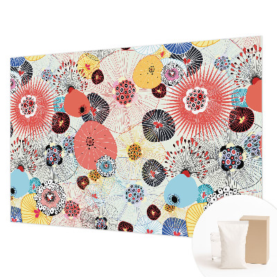 Mural de parede Flores coloridas