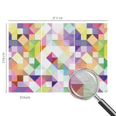 Papel de parede Formas coloridas