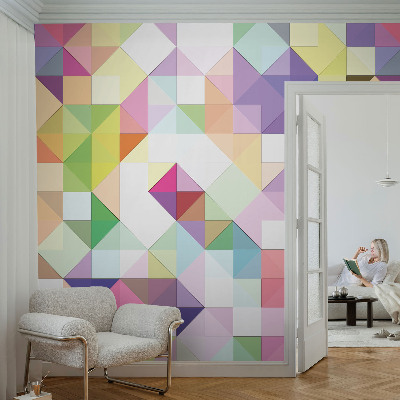 Papel de parede Formas coloridas