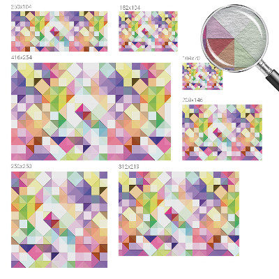 Papel de parede Formas coloridas