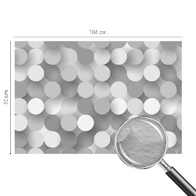 Papel de parede para sala Círculos cinzentos