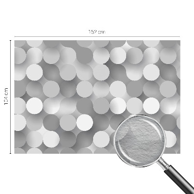 Papel de parede para sala Círculos cinzentos