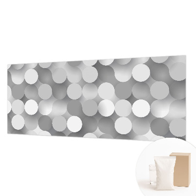 Papel de parede para sala Círculos cinzentos