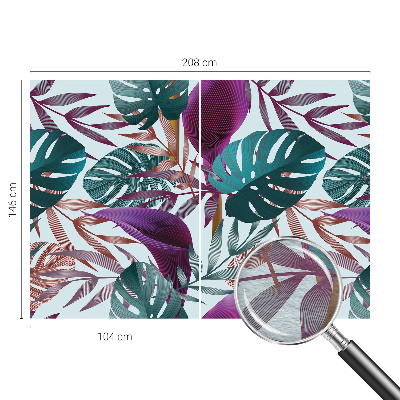 Papel de parede decorativo Composição tropical