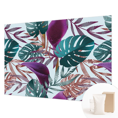 Papel de parede decorativo Composição tropical