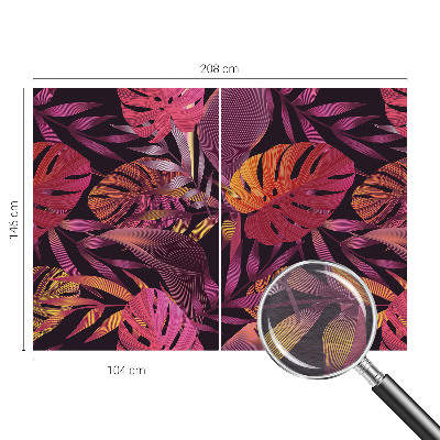 Papel de parede fotográfico Folhas exóticas
