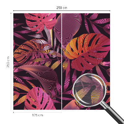 Papel de parede fotográfico Folhas exóticas