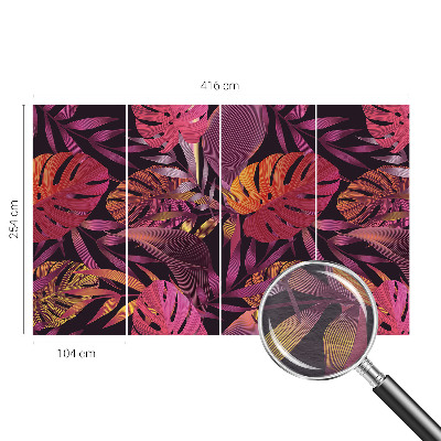 Papel de parede fotográfico Folhas exóticas