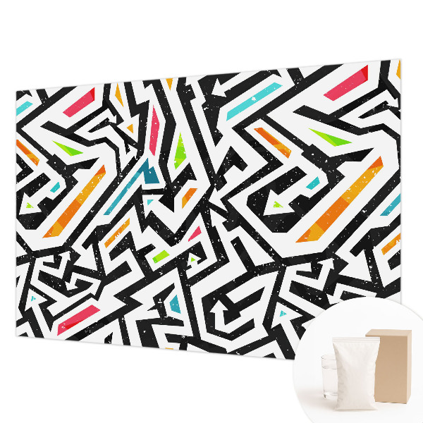 Papel de parede para quarto Mosaico abstrato