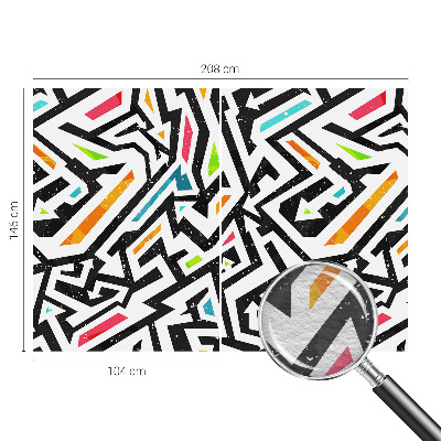Papel de parede para quarto Mosaico abstrato