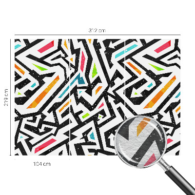 Papel de parede para quarto Mosaico abstrato