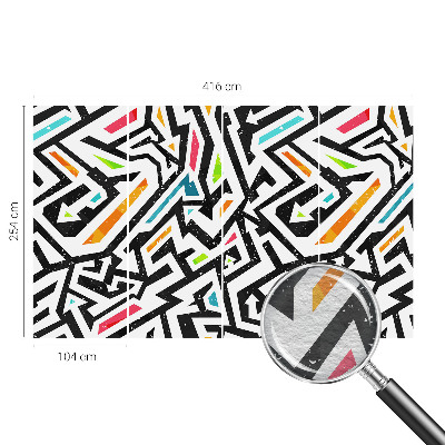 Papel de parede para quarto Mosaico abstrato