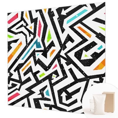 Papel de parede para quarto Mosaico abstrato