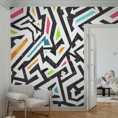 Papel de parede para quarto Mosaico abstrato